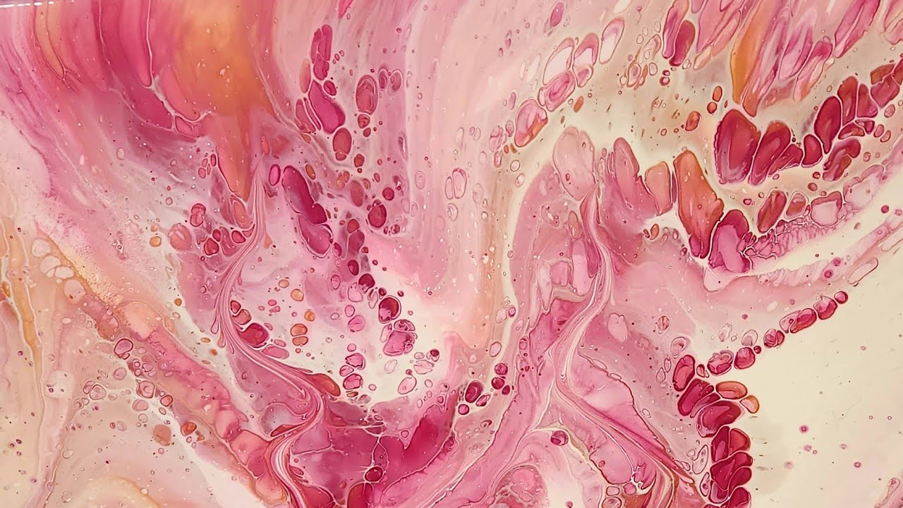 Berry Parfait 🍓Sandwich Mini Collab with Brian's Upper Valley Artistry! Fun & Easy Pour!