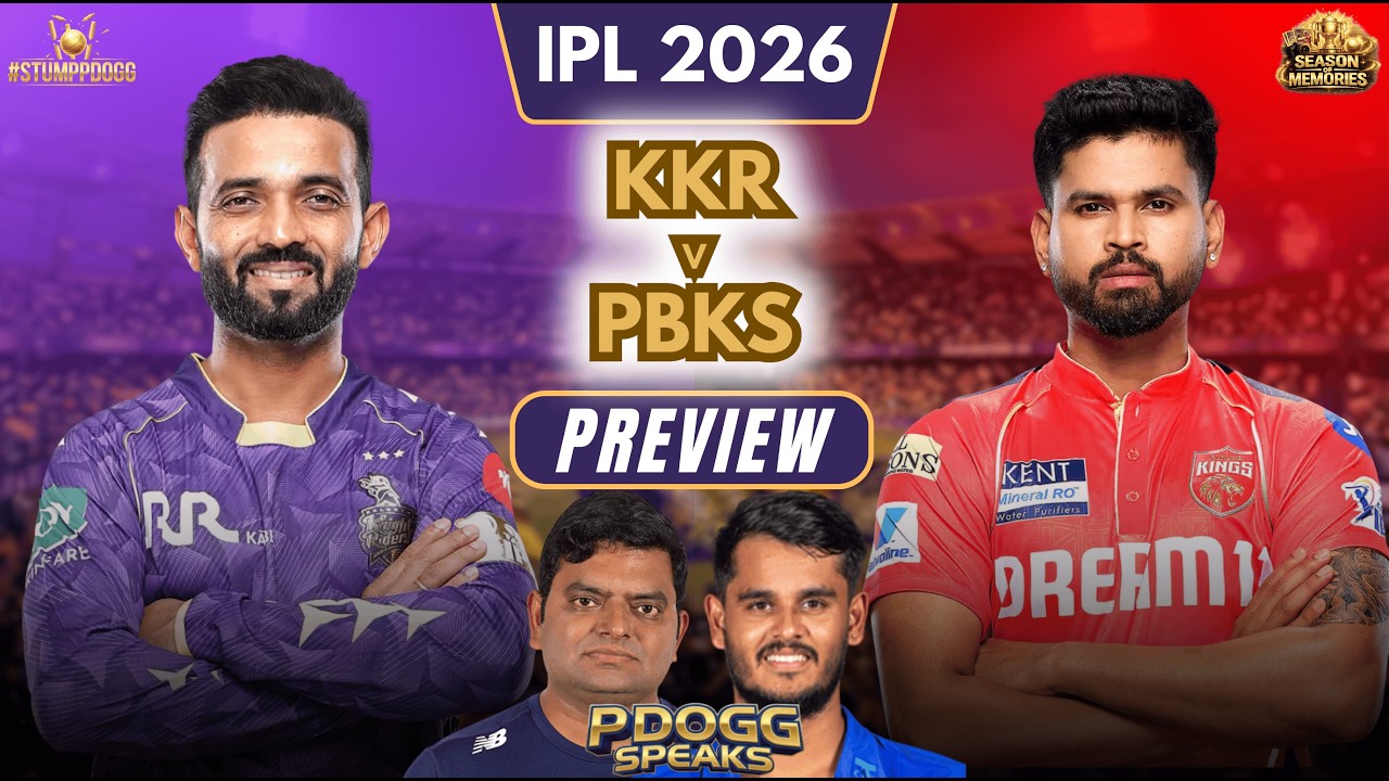 SHREYAS RETURNS TO EDEN! | KKR vs PBKS Match Preview: Can KKR Avenge the 262 Heist? | Pdoggspeaks