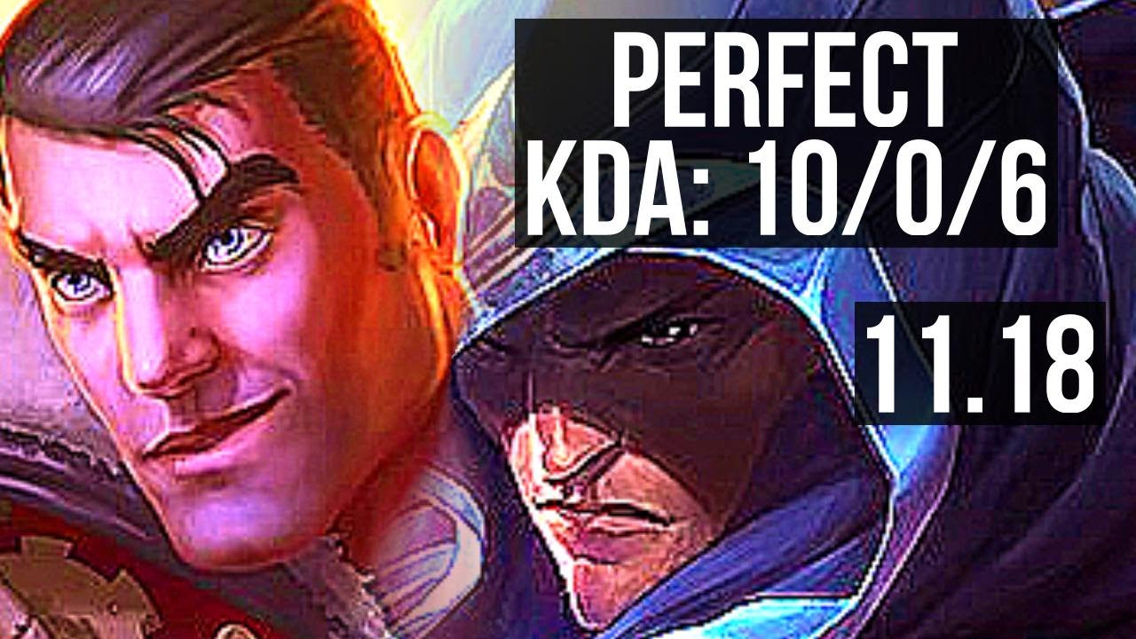 JAYCE vs TALON (MID) | 10/0/6, Legendary, 600+ games, 1.1M mastery | BR Master | v11.18