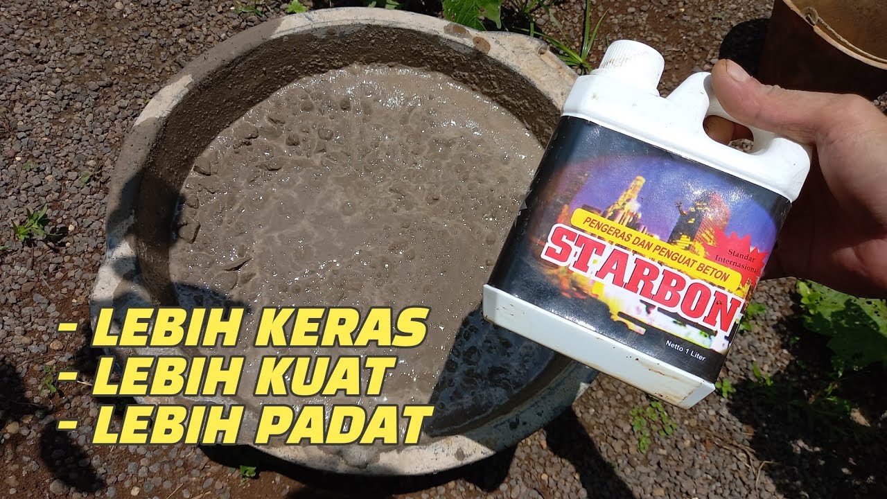 Cara Menggunakan Pengeras & Penguat Beton Cor STARBON