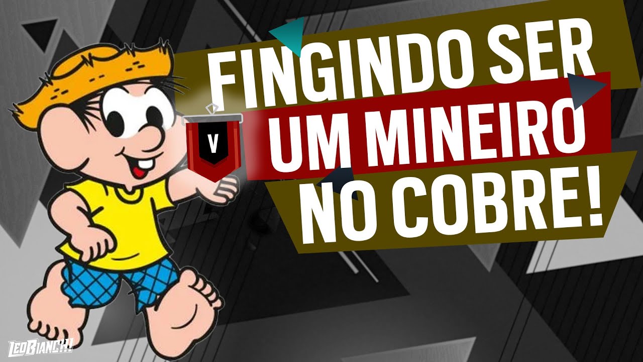 OS COBRE FICARAM BRAVOS COMIGO - FINGINDO SER UM MINEIRO NO COBRE DO RAINBOW SIX SIEGE! ENGRAÇADO D+