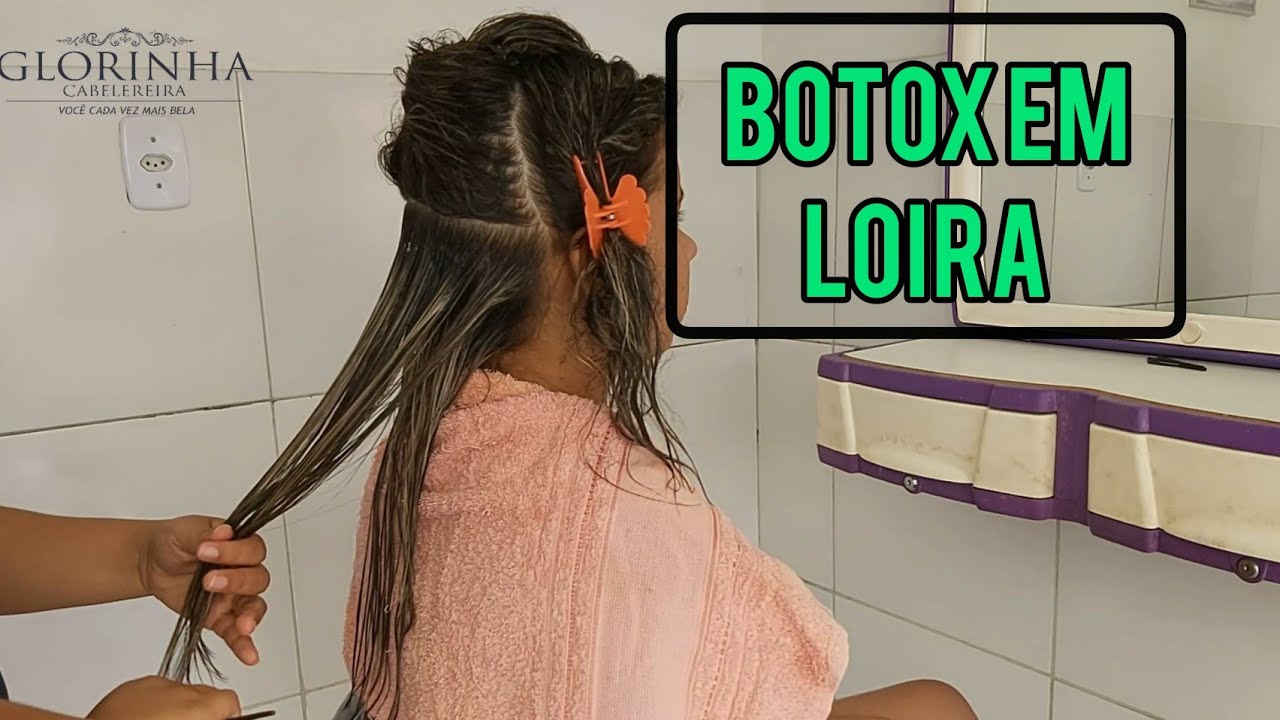 BTX EM UM CABELO LOIRO - BOTOOX SEM FORMOL EM LOIRA - RESULTADO LISO PERFEITO