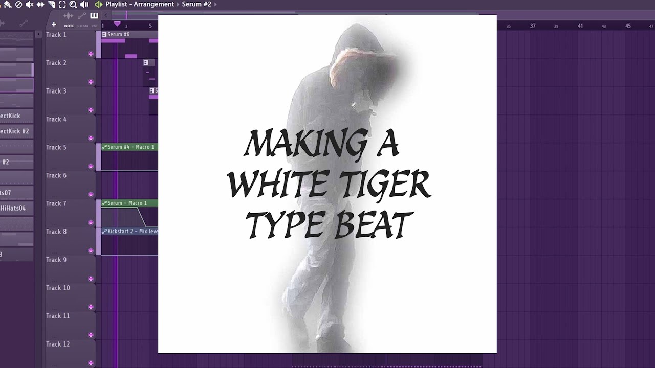 MAKING A 2HOLLIS WHITE TIGER DANCE TYPE BEAT FROM SCRATCH (FL STUDIO + SERUM)