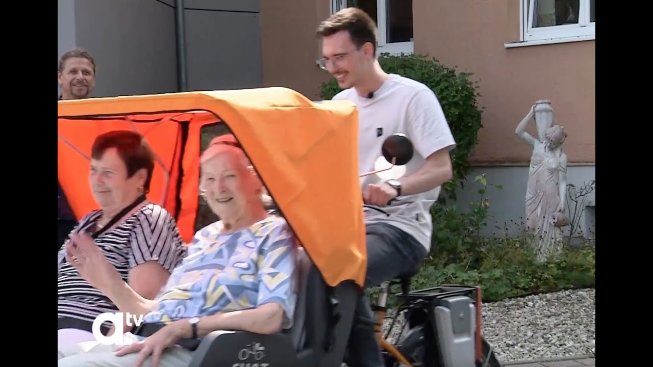 Die Kühbacher Rigscha vom E-Bike-Center Lechenbauer.