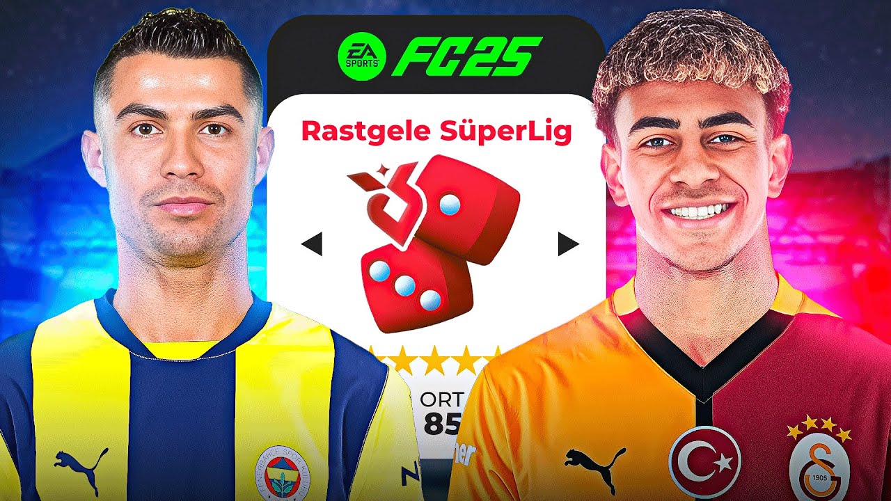 RASTGELE FUTBOLCULARLA SÜPER LİG KAPIŞMASI/FC25 KARİYER MODU