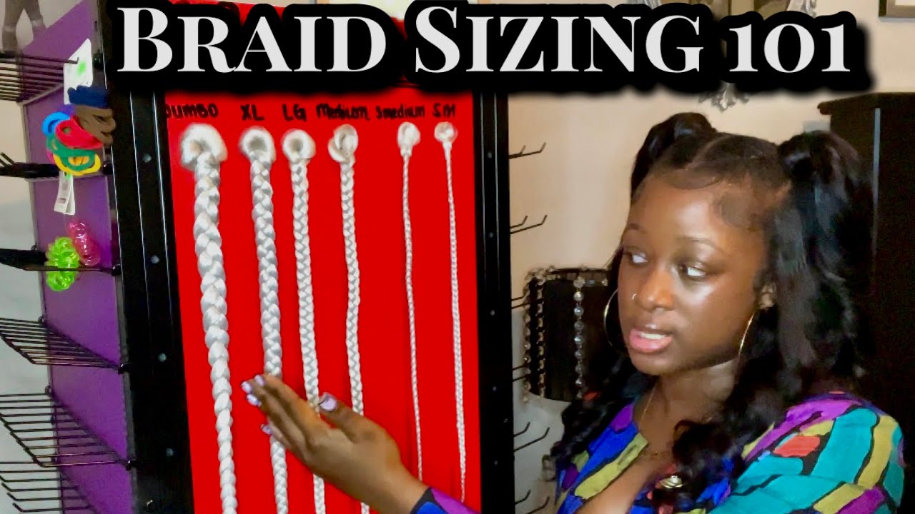 Braid Sizing 101: Parting , Breakage, Fullness, Longevity etc. || Life as a Braider Series