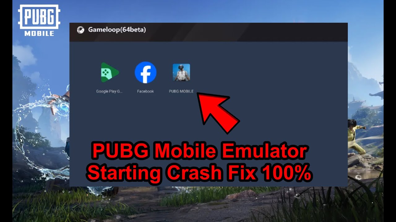 PUBG Mobile Emulator Start Crash Fix 100%