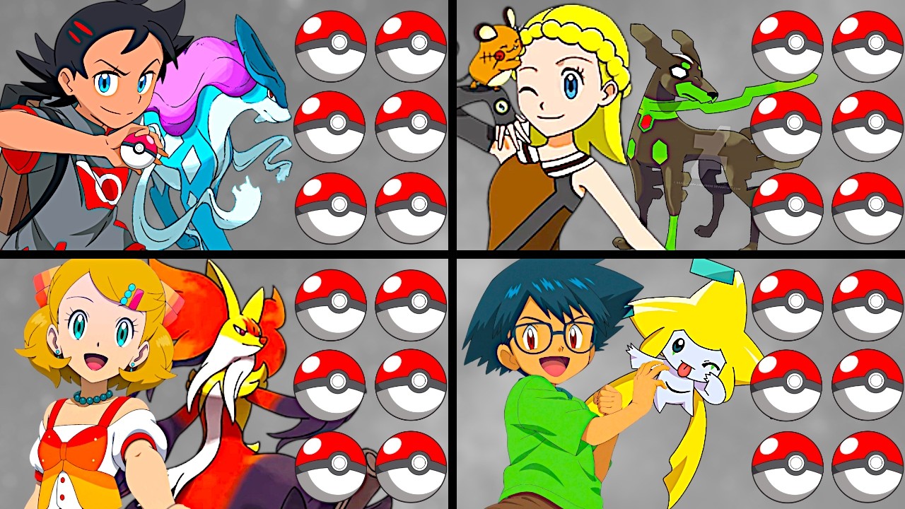 Ash Companions Best Pok&eacute;mon Team