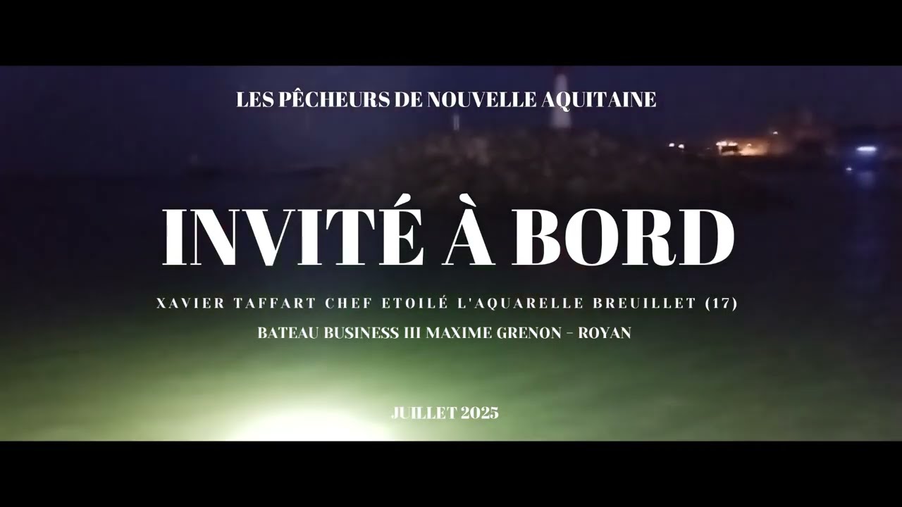 Xavier Taffart à bord du Business III de Royan pour une pêche au maigre de ligne