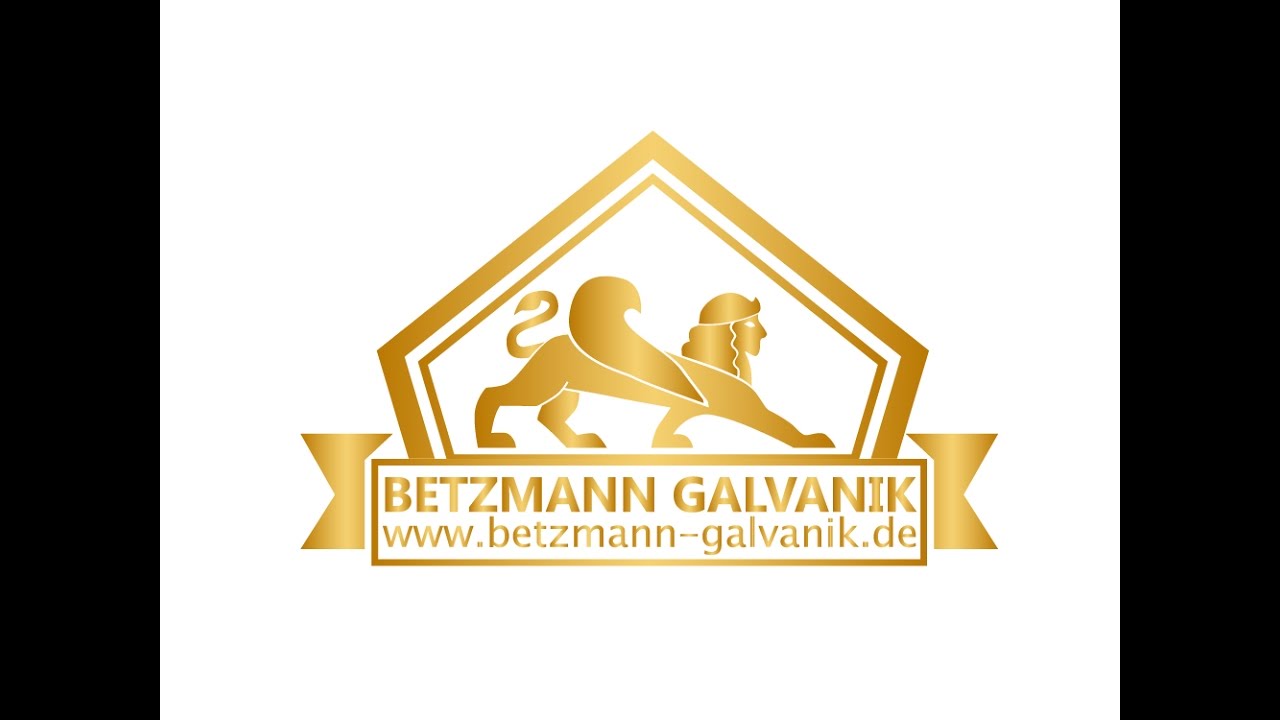 Schwarzchrom Schwarz verchromen mit Betzmann Real-Gold