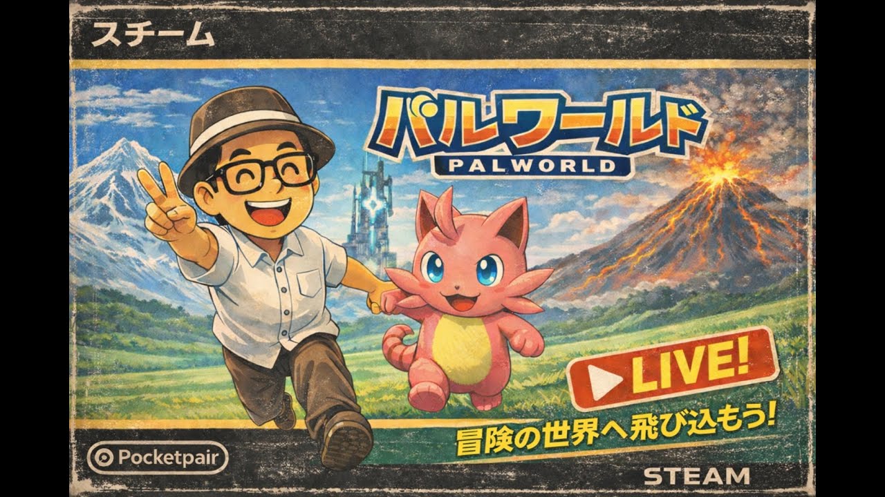 【#パルワールド 実況プレイ】2人でまったり雑談プレイ中！【#palworld 】