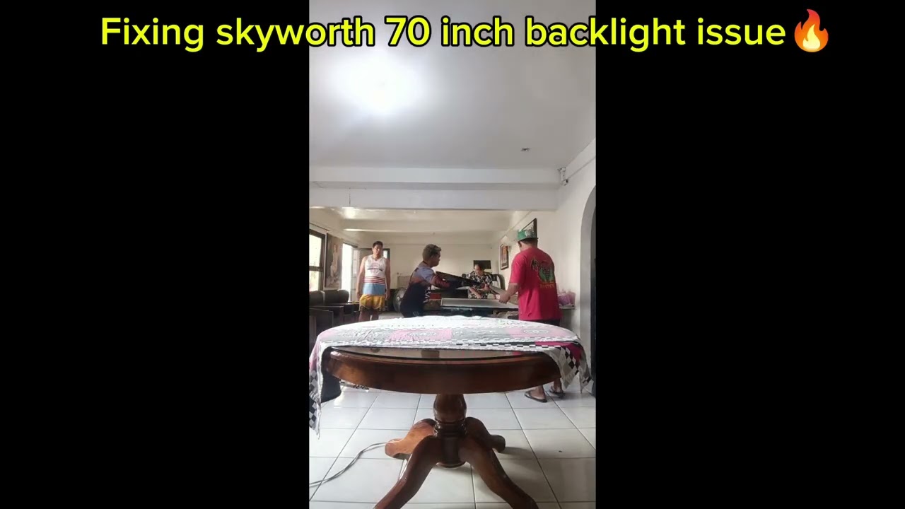 fixing skyworth 70inch backlight issue