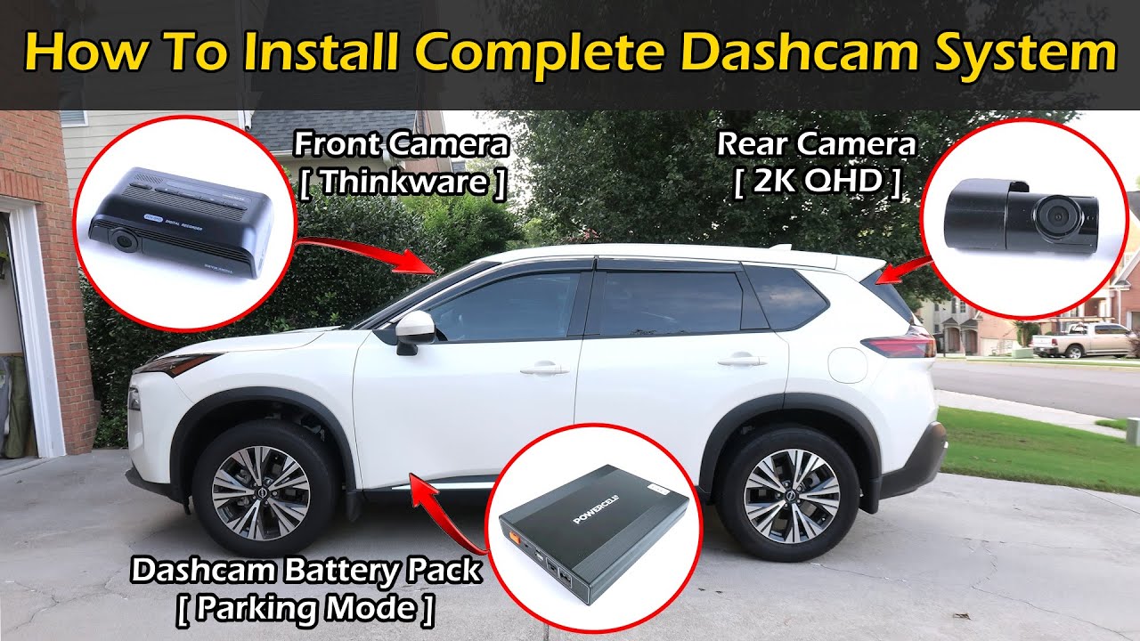 Как установить полный видеорегистратор и аккумулятор | Nissan Rogue