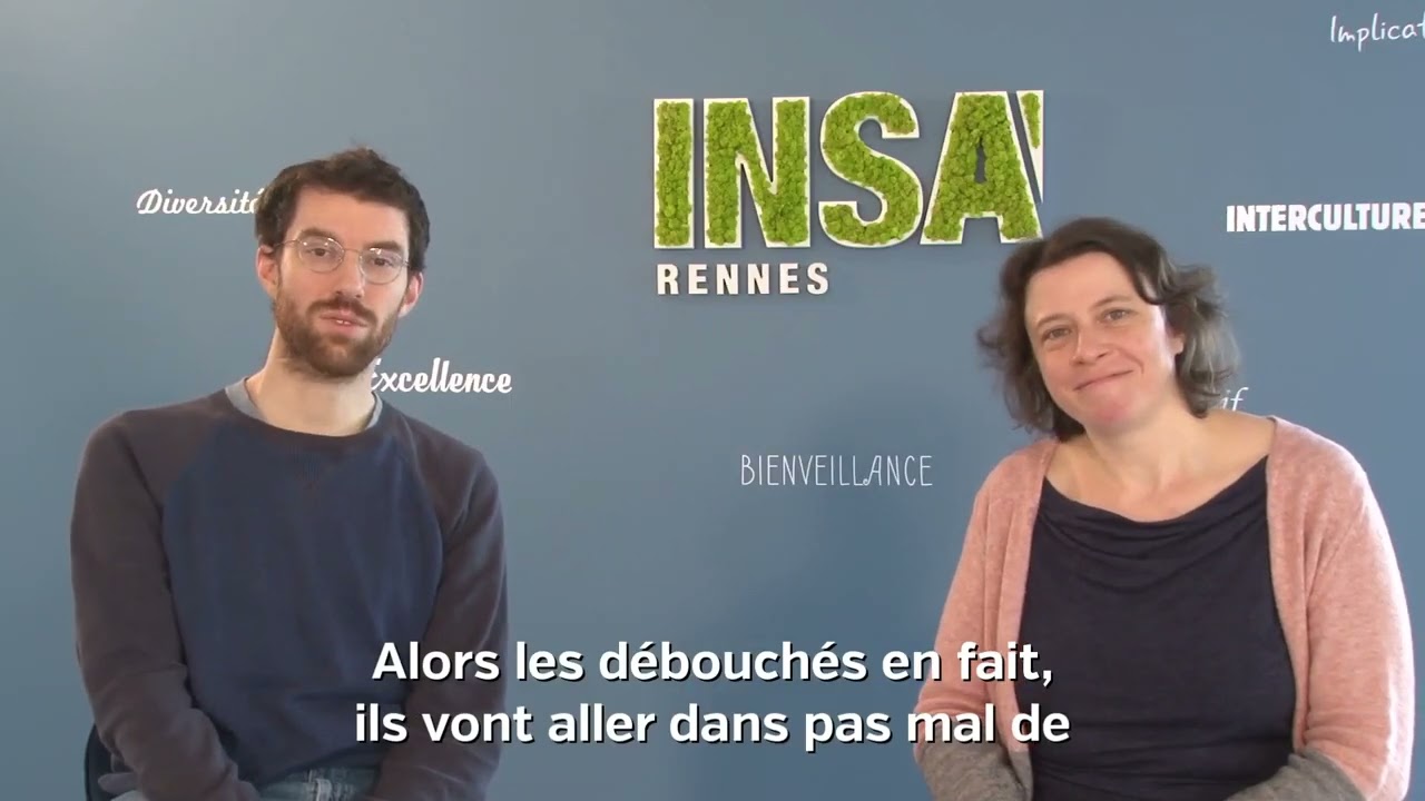 Interview de Soline Boyer, Directrice de la spécialité GPM et Mathieu Perrin, responsable des stages