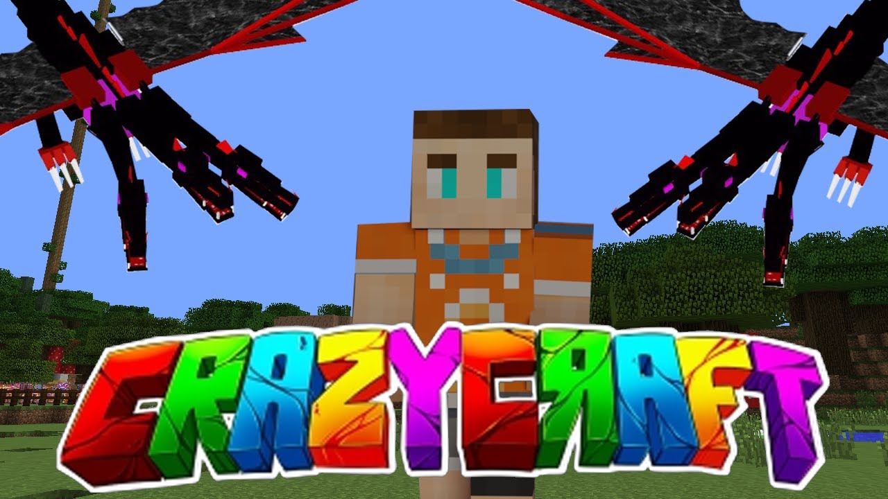 Getting OP Queen Scale Armor In  Minecraft Crazycraft (HARD)