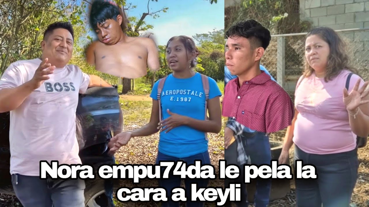 Nora le pela la cara a keily usted defiende a robinson//todos aconsejan a keily