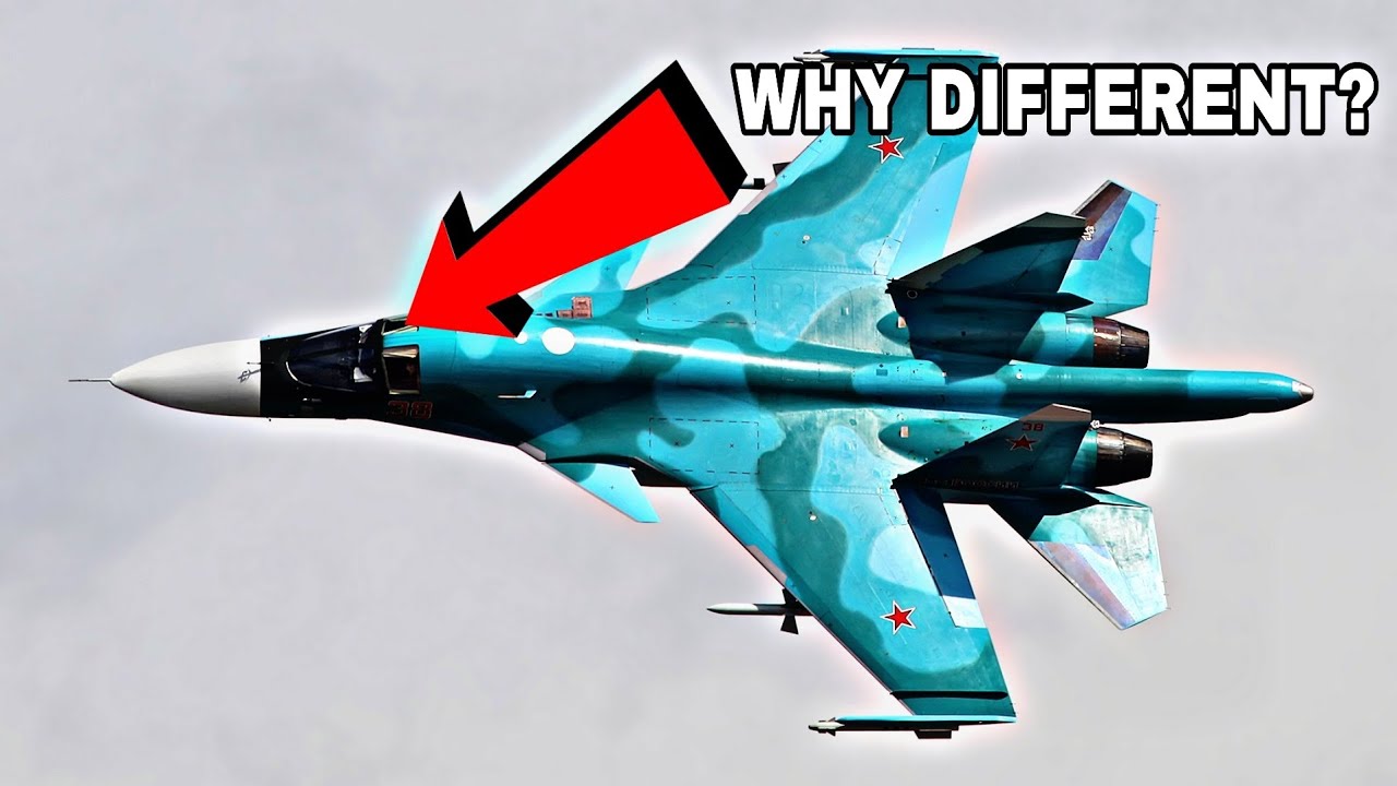 Why Russian Su-34 Fullback Has a Unique Cockpit?