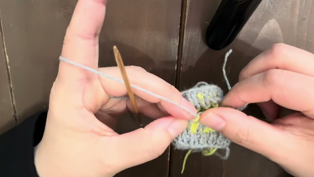 Thumb of mittens PART 2 / ミトンの親指 PART 2