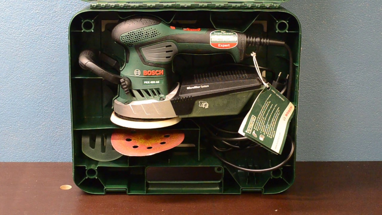 Эксцентриковая шлифмашина Bosch PEX 400 AE. Eccentric grinder Bosch PEX 400 AE.