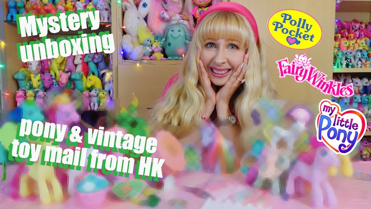 Mystery unboxing - vintage toys from a subscriber - Polly Pocket, Fairy Winkles, G3 My little Pony