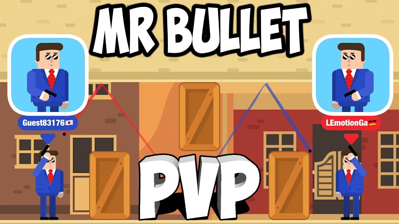 Mr Bullet Gameplay -  First Online PvP Duels (iOS, Android)