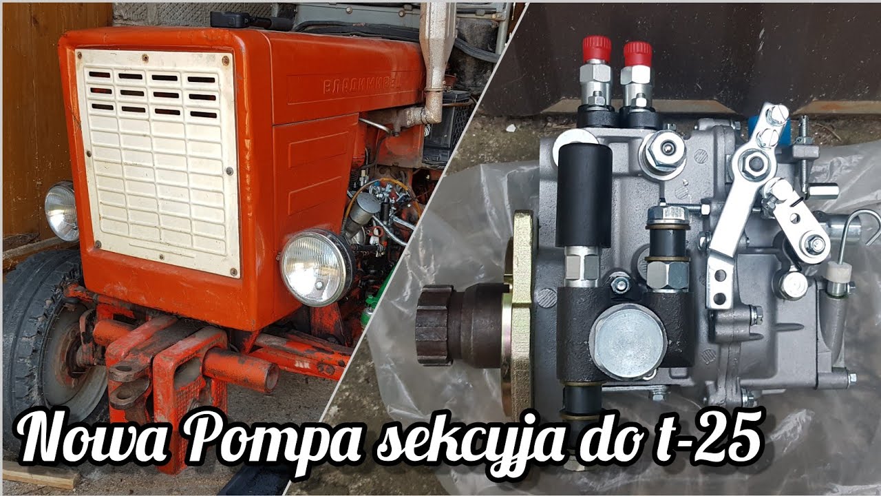 Władimiriec T-25 // Sekcyjna Pompa wtryskowa jak podłączyć ?