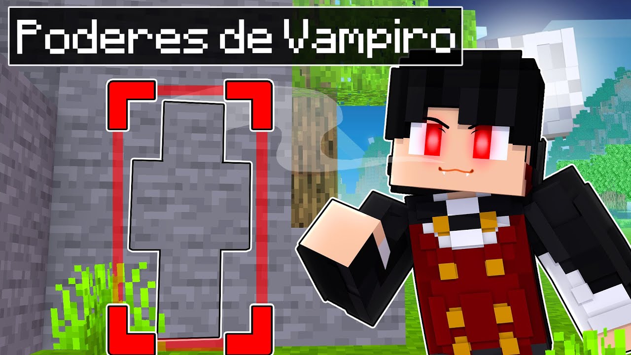 USEI poderes de VAMPIRO para achar meus AMIGOS no Minecraft