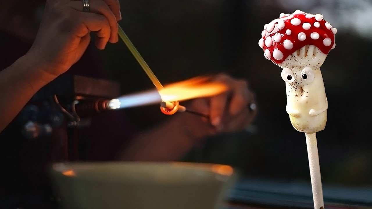 The Art of Lampwork | Tutorial how to make a Fly Agaric