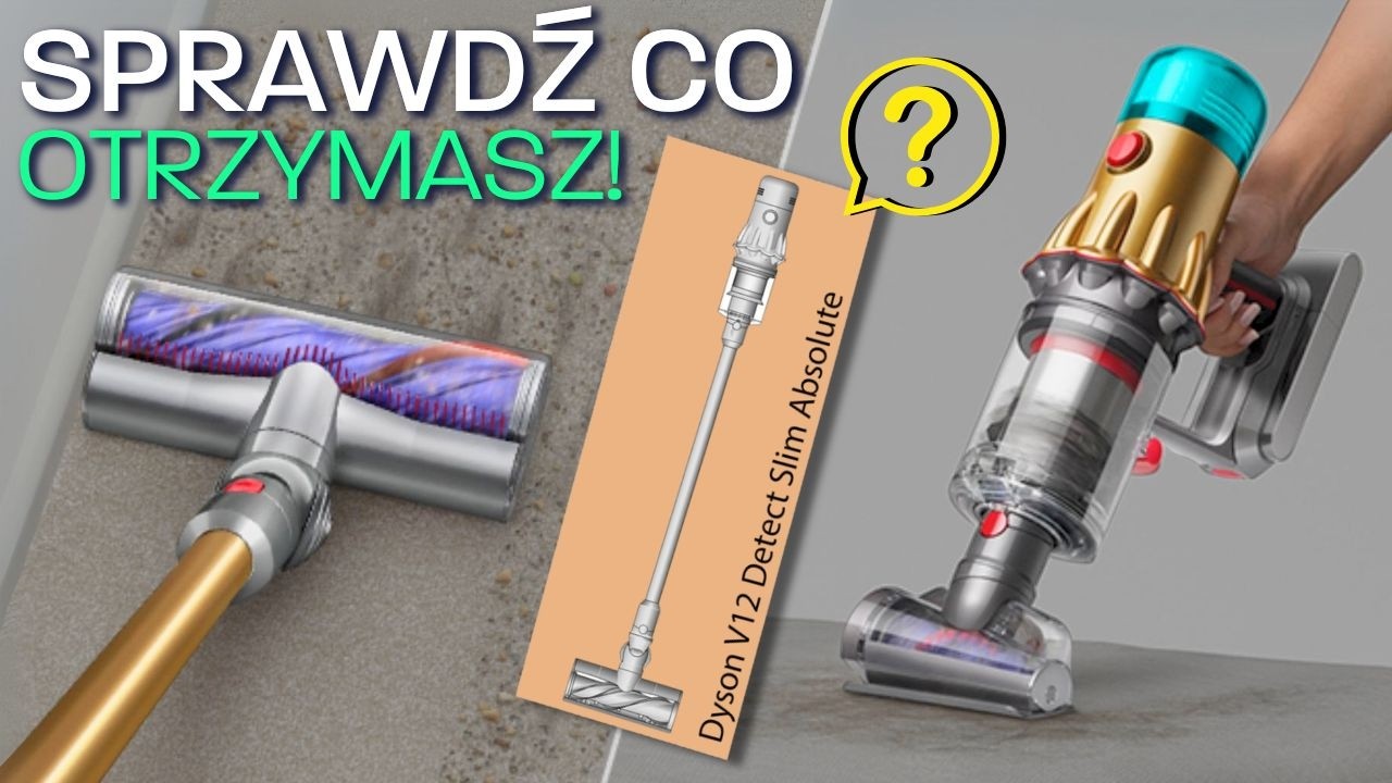 Co jest w pudełku Dyson V12 Detect Slim Absolute? Sprawdźmy razem!
