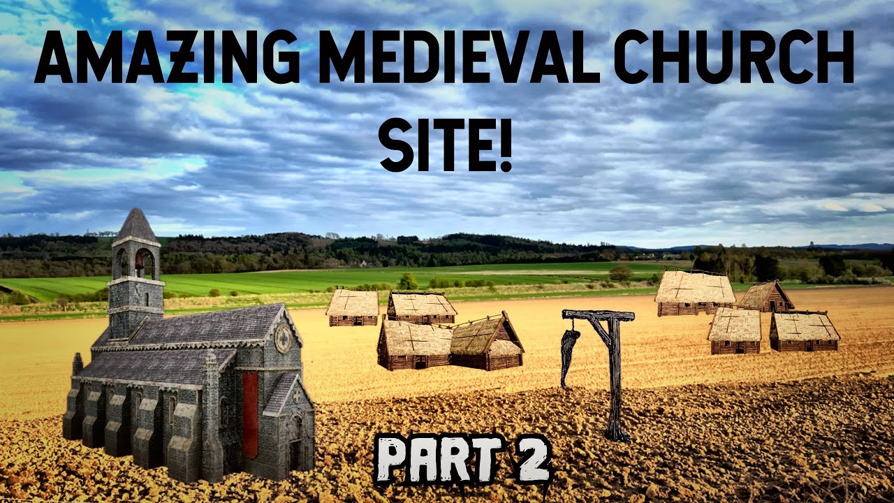 What an amazing day! Metal detecting a medieval church and farmstead