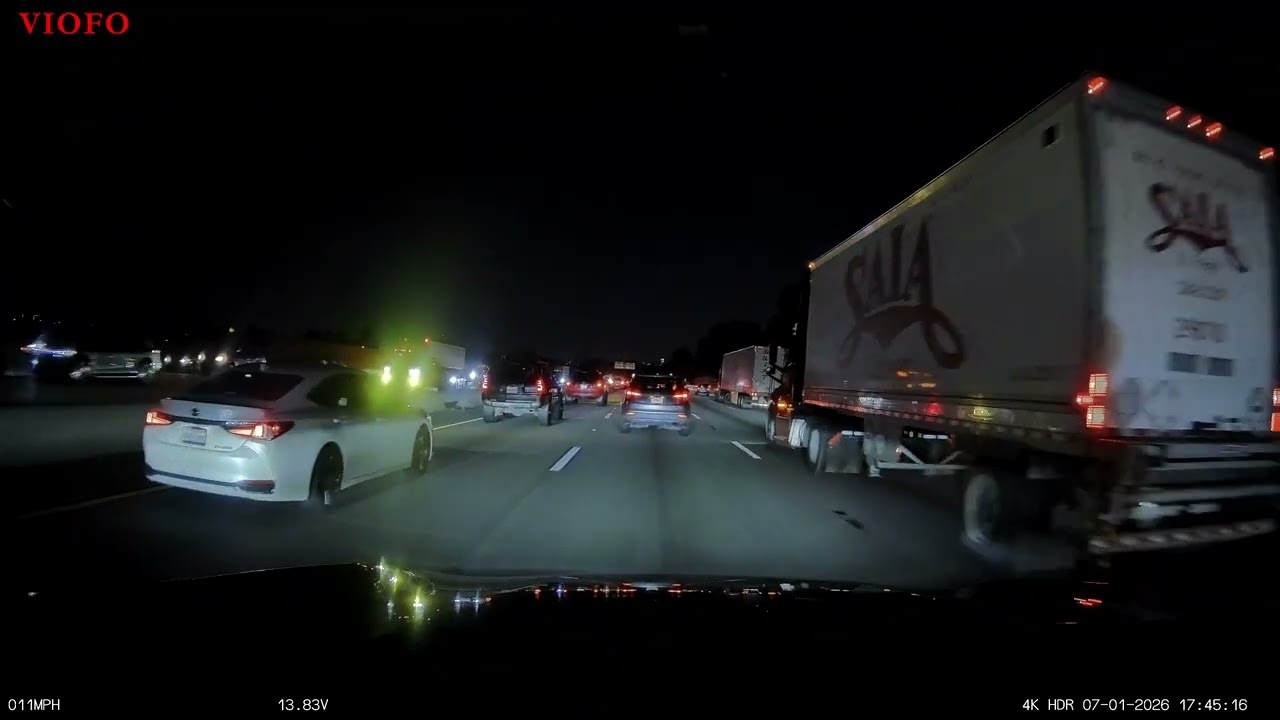 Lái Xe Trên Cao Tốc Ở Mỹ Tiểu Bang California Buổi Chiều I-5S | I-10E 01-07-2026 Viofo