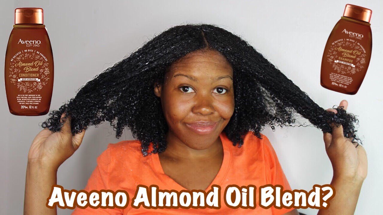 WASH DAY Using AVEENO Almond Oil Blend Products! | Demo & Review