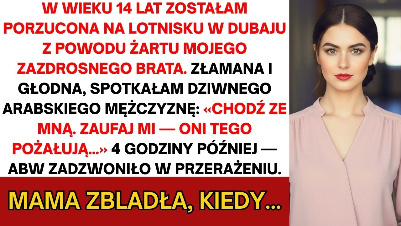 W wieku 14 lat porzucono mnie na lotnisku przez BRUTALNE KŁAMSTWO — Nie miała pojęcia, że