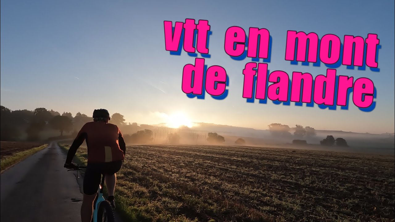 vtt dans les monts des flandres