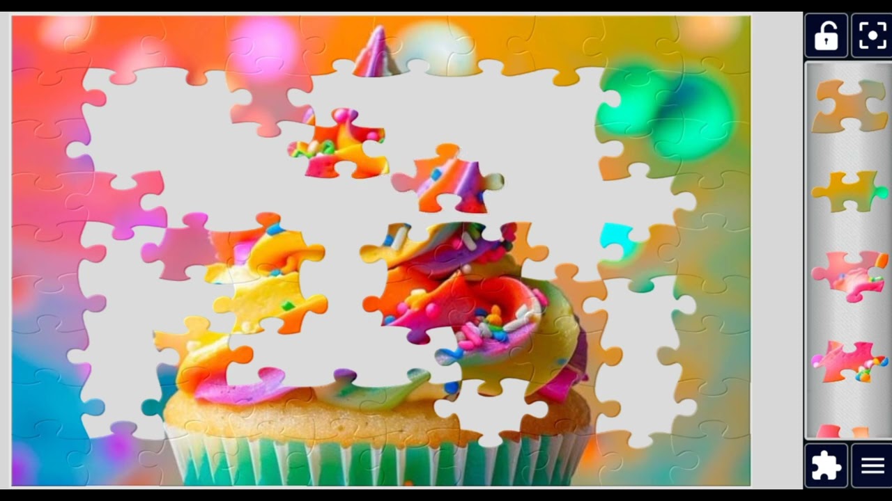 Rainbow Bliss Cupcake 🎂#cupcake #rainbow #dessert 🚀@puzzlemaster1034