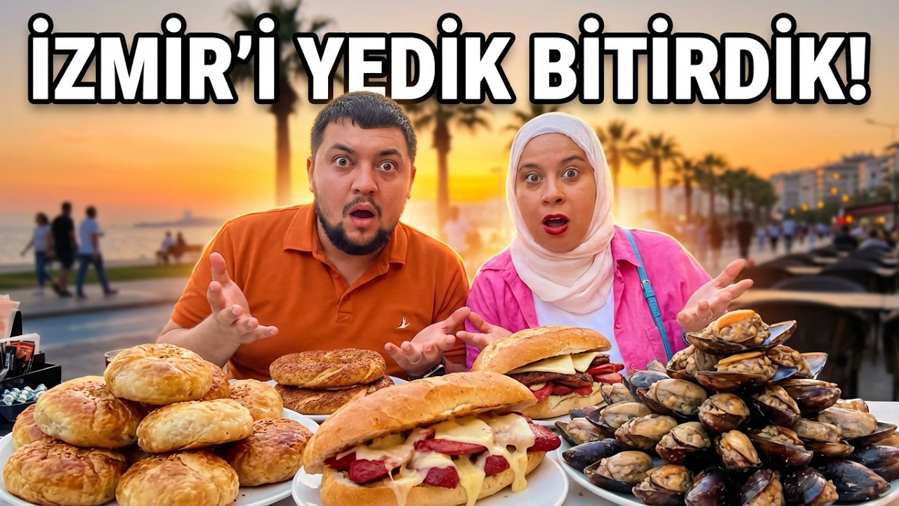 İZMİR'DE NE YENİR? | İZMİR LEZZETLERİ 🇹🇷