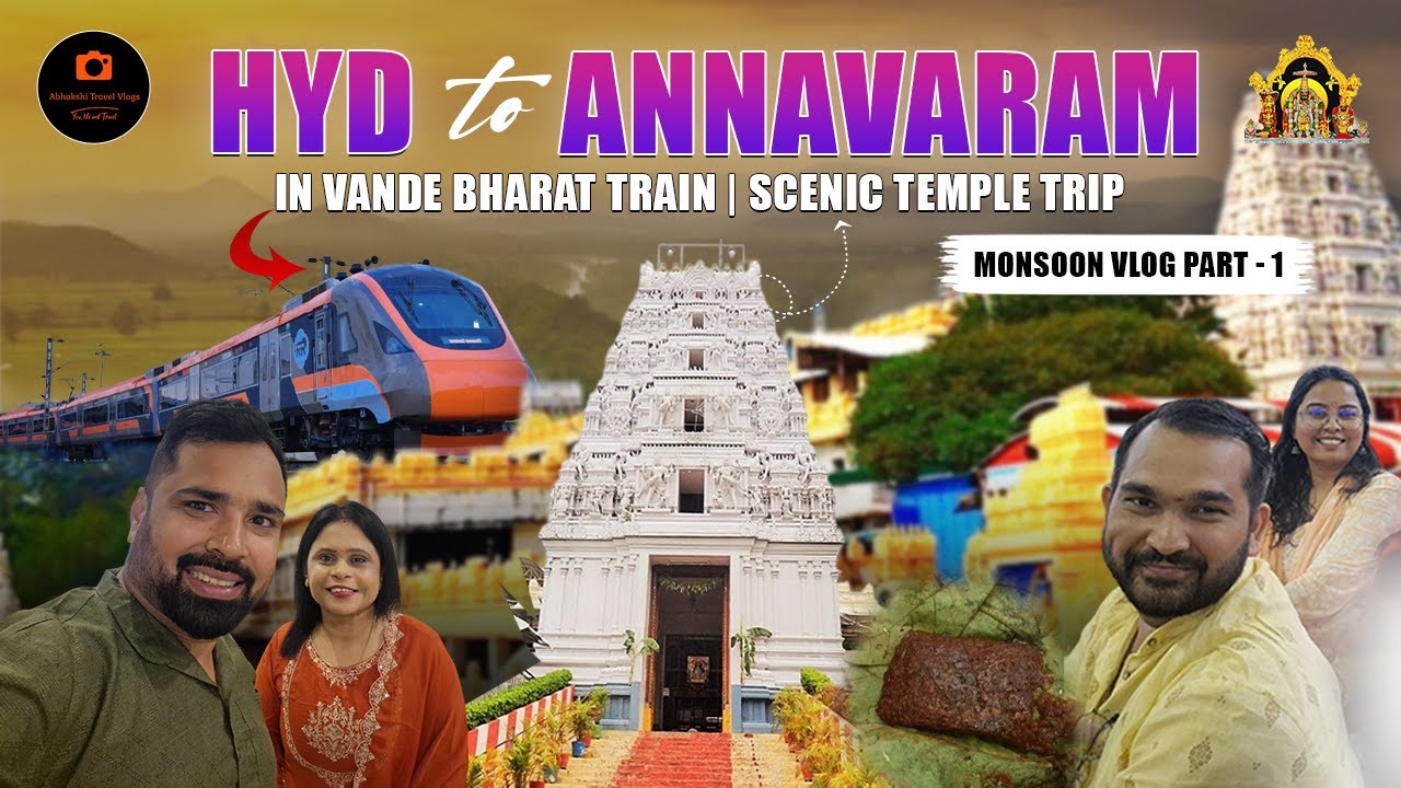 Visit the Annavaram Satyanarayana Swamy Temple #SpiritualJourney 🙏🏿 | Monsoon Vlog Part 1 🌧️