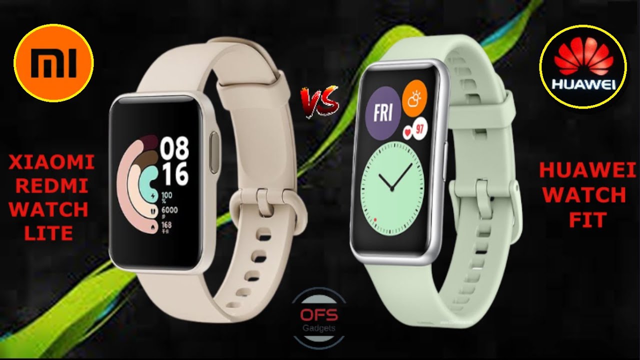 Xiaomi Mi Watch Lite vs Huawei Watch Fit