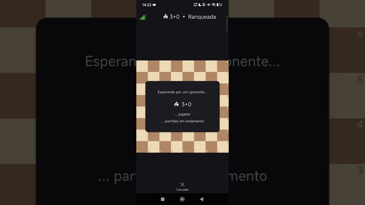 Jogando Blitz Lichess 