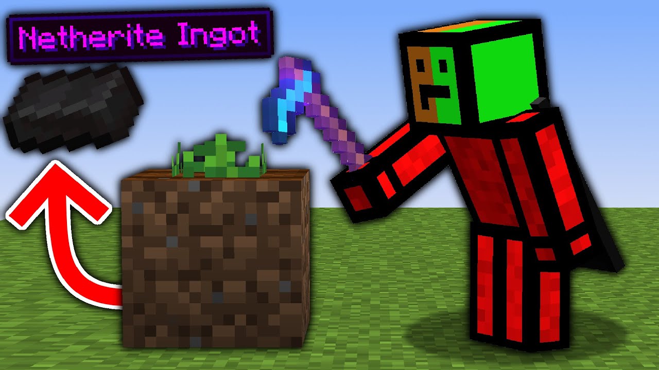 Minecraft, But There Are Custom Hoes...