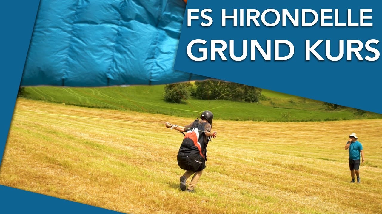 Gleitschirm Grundkurs - Einblick in unsere Schulung | Flugschule Hirondelle, Weinheim