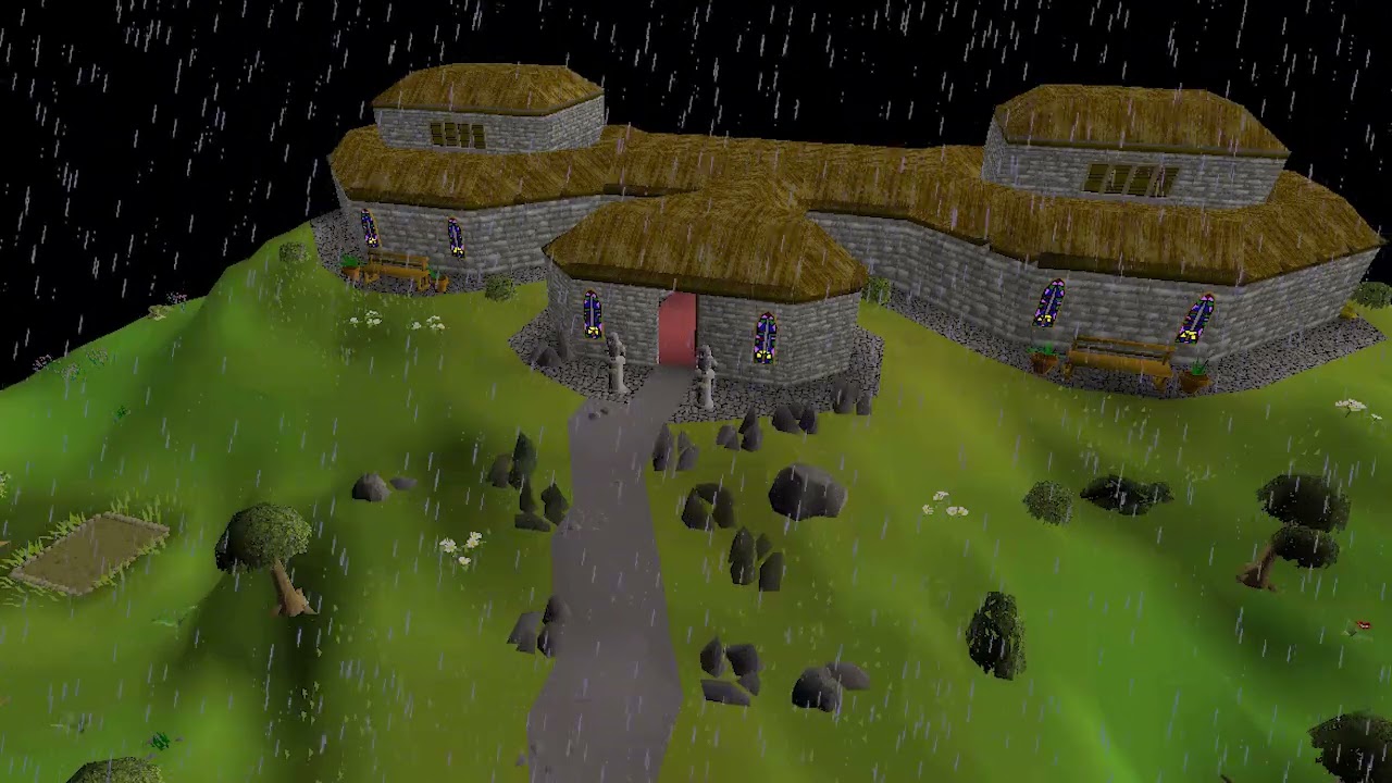relaxing runescape music with rain sounds 🌧️