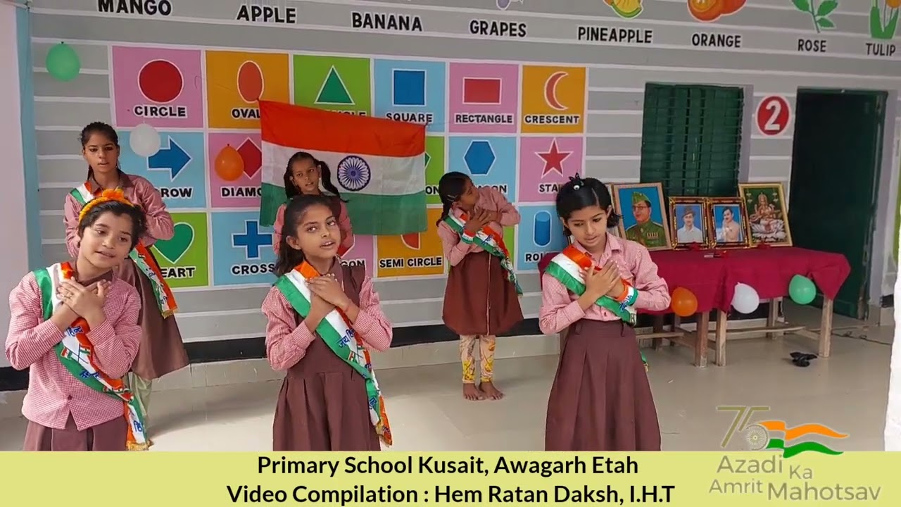 आजादी की खुली हवा में निकले सीना तान के #15august #basicschool #upgovernment #independenceday