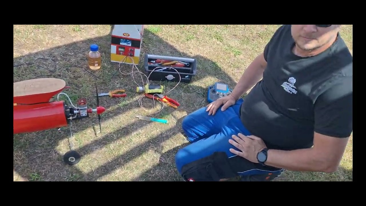 Sailplane a test motoru McCoy  .60 Glow