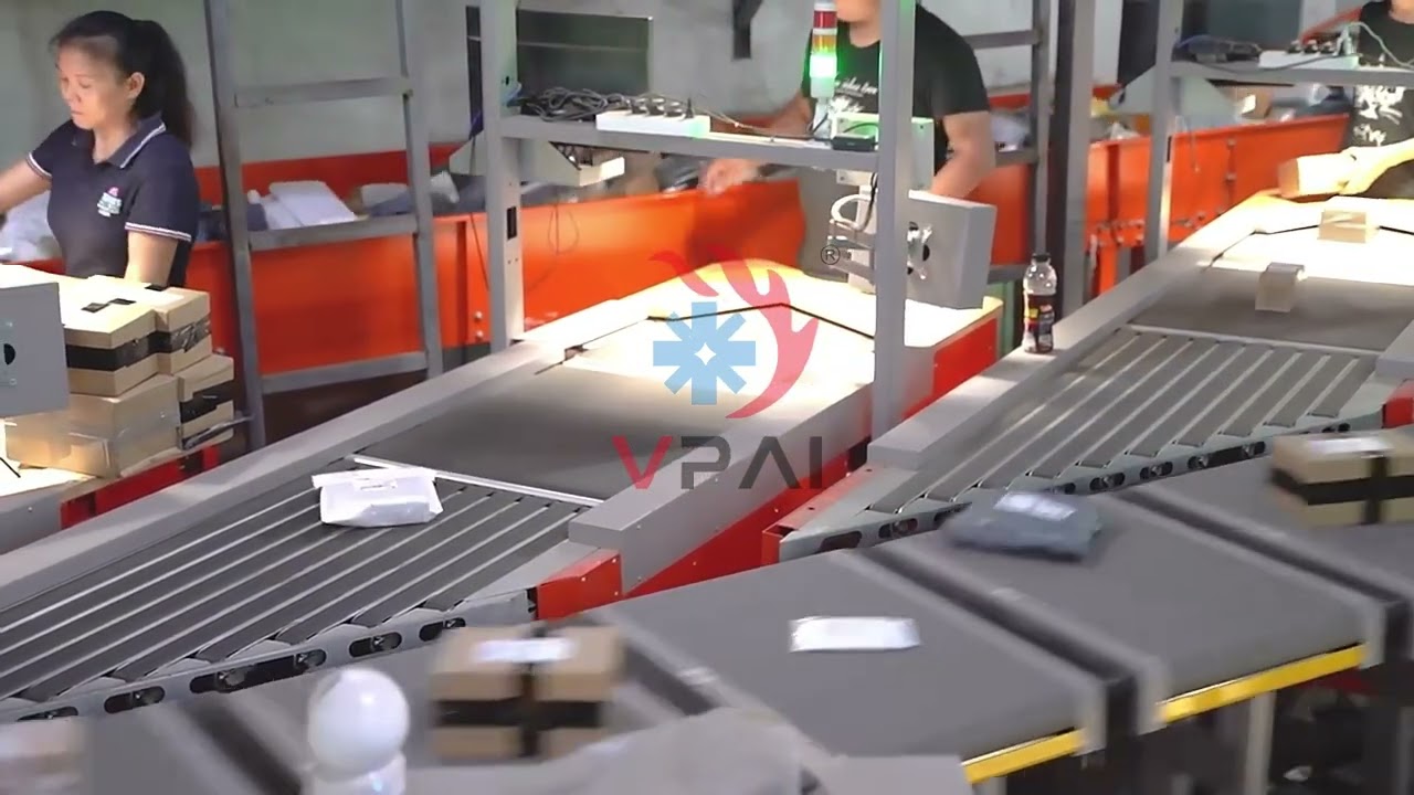 VPAI sorting line realizes fast, effectively reducing labor cost and error rate.