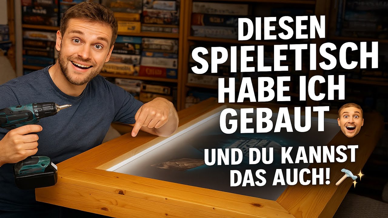 Mein selbstgebauter Brettspieltisch – So hab ich’s gemacht! 🔨🎲