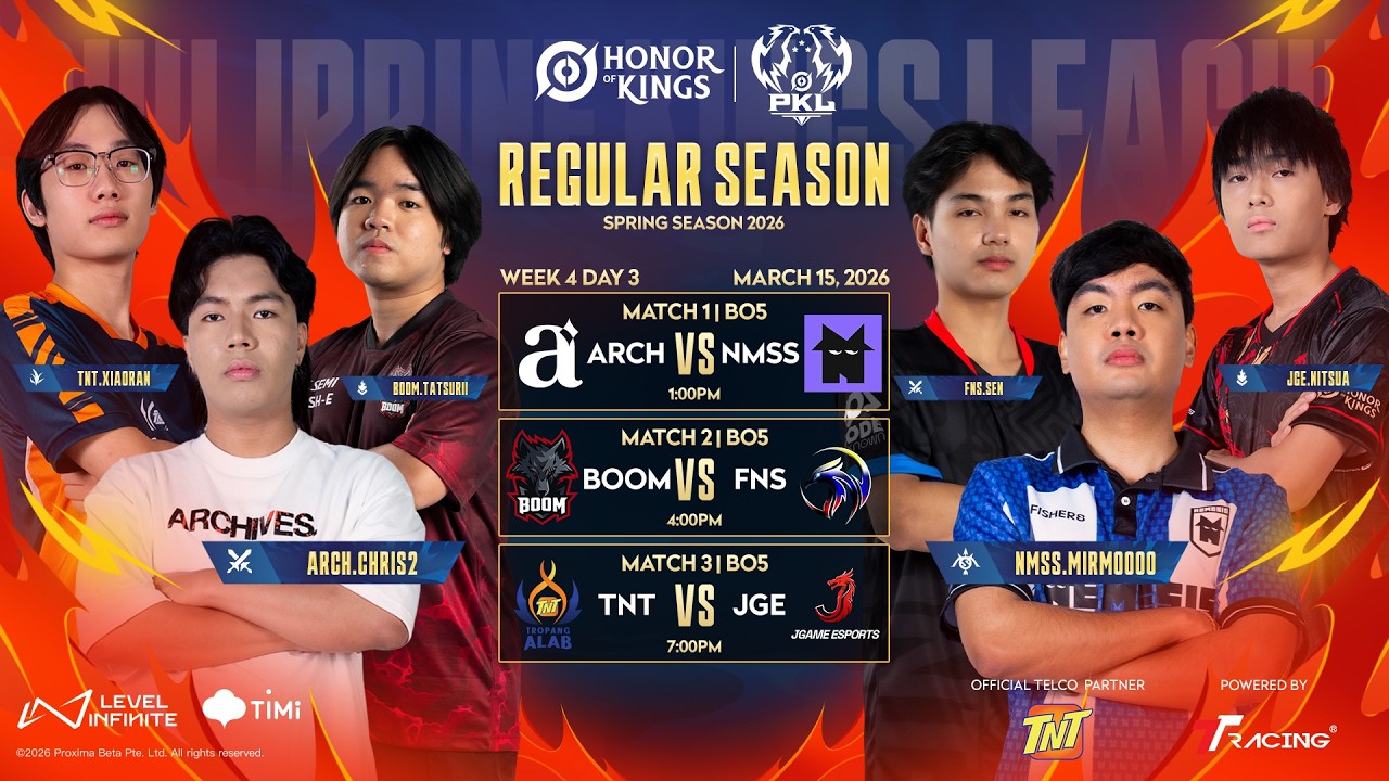 LIVE | PKL Honor of Kings Spring Season 2026 | Regular Season Week 4  - Day 3