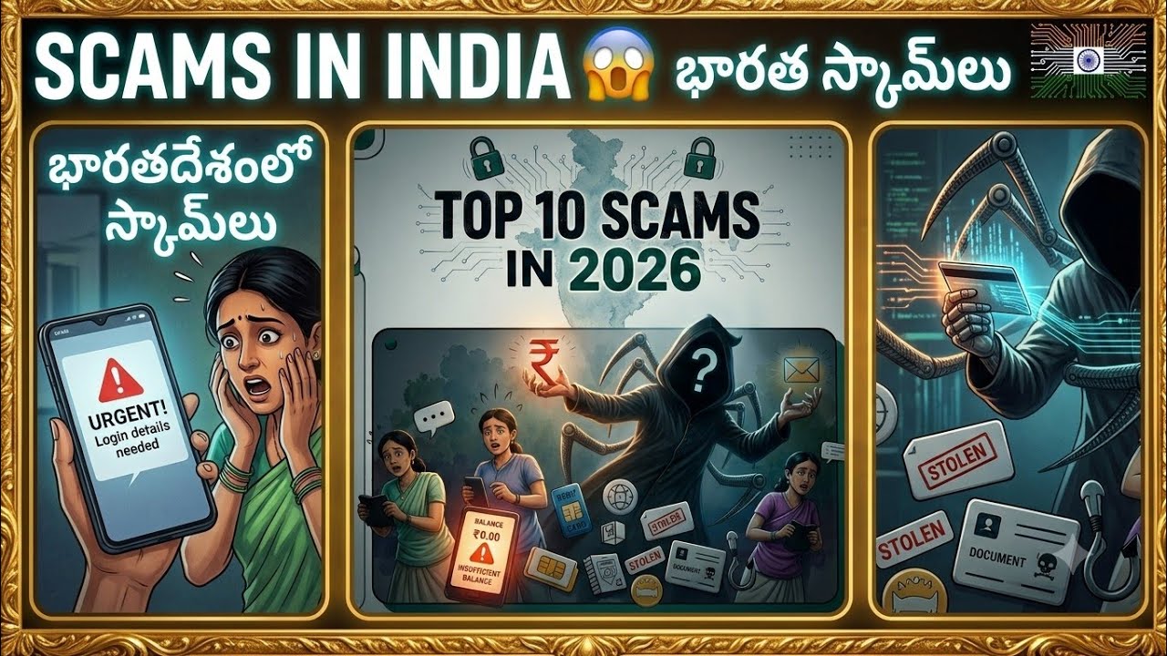 Top 10 Digital Scams in India (2026) | Protect Yourself from Online Fraud! 🇮🇳