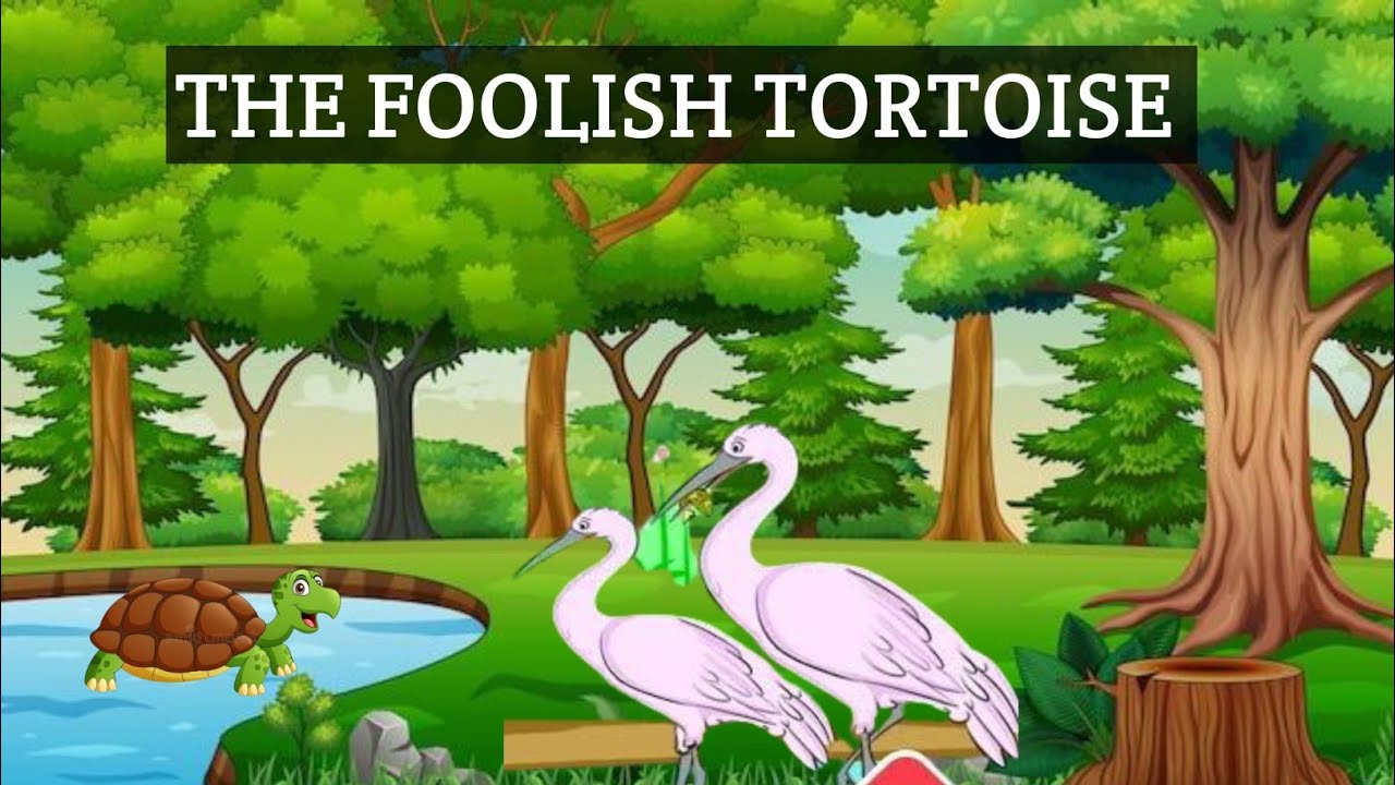 short stories in English-The foolish tortoise.Short story in English for kids