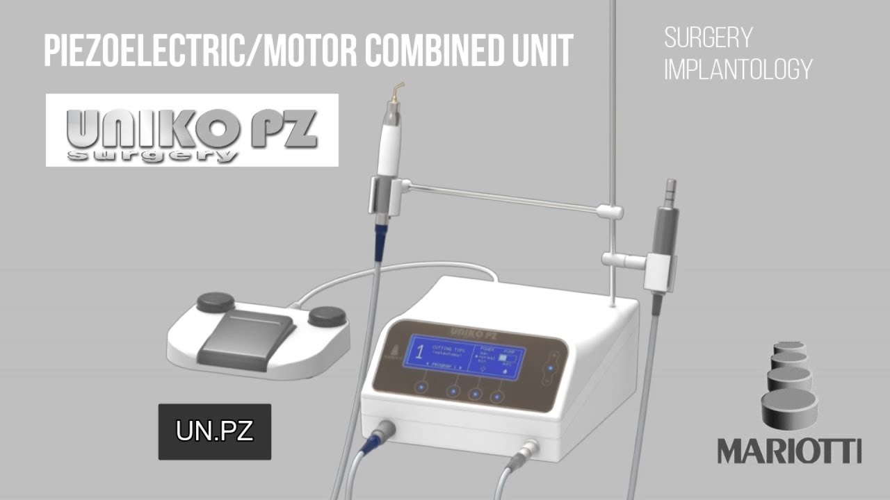 UNIKO PZ Mariotti (LED version) - chirurgia piezolelettrica e motore per implantologia